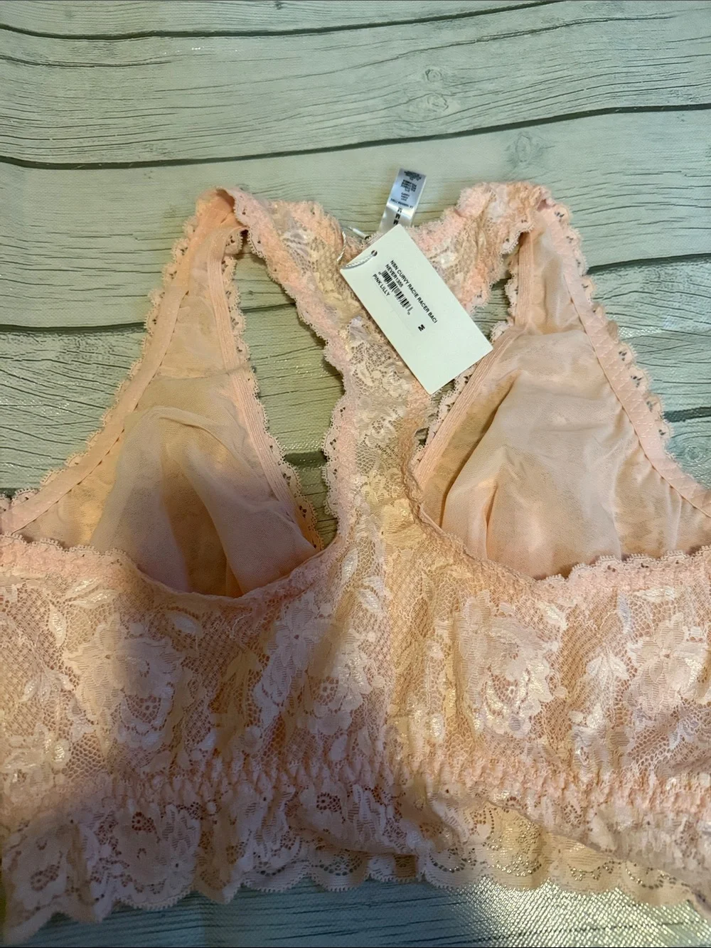 Cosabella Pale Pink Lace Bralette - Picture 3 of 3